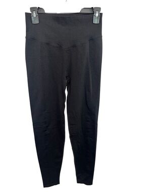 PINK Victoria's Secret Black Active Ribbed Leggings